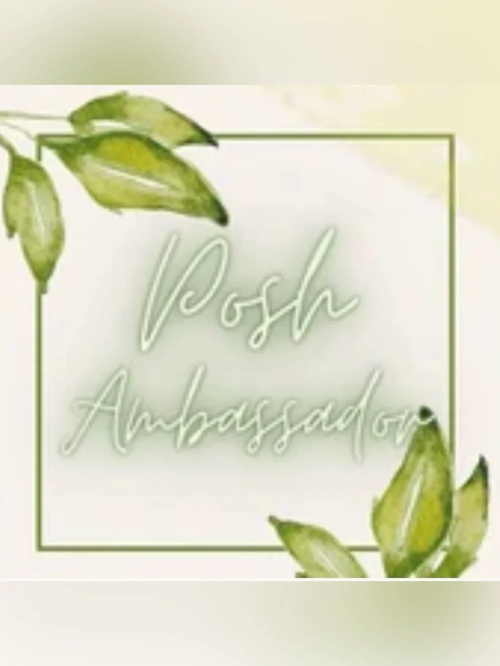 Posh Ambassador Green Script Sign